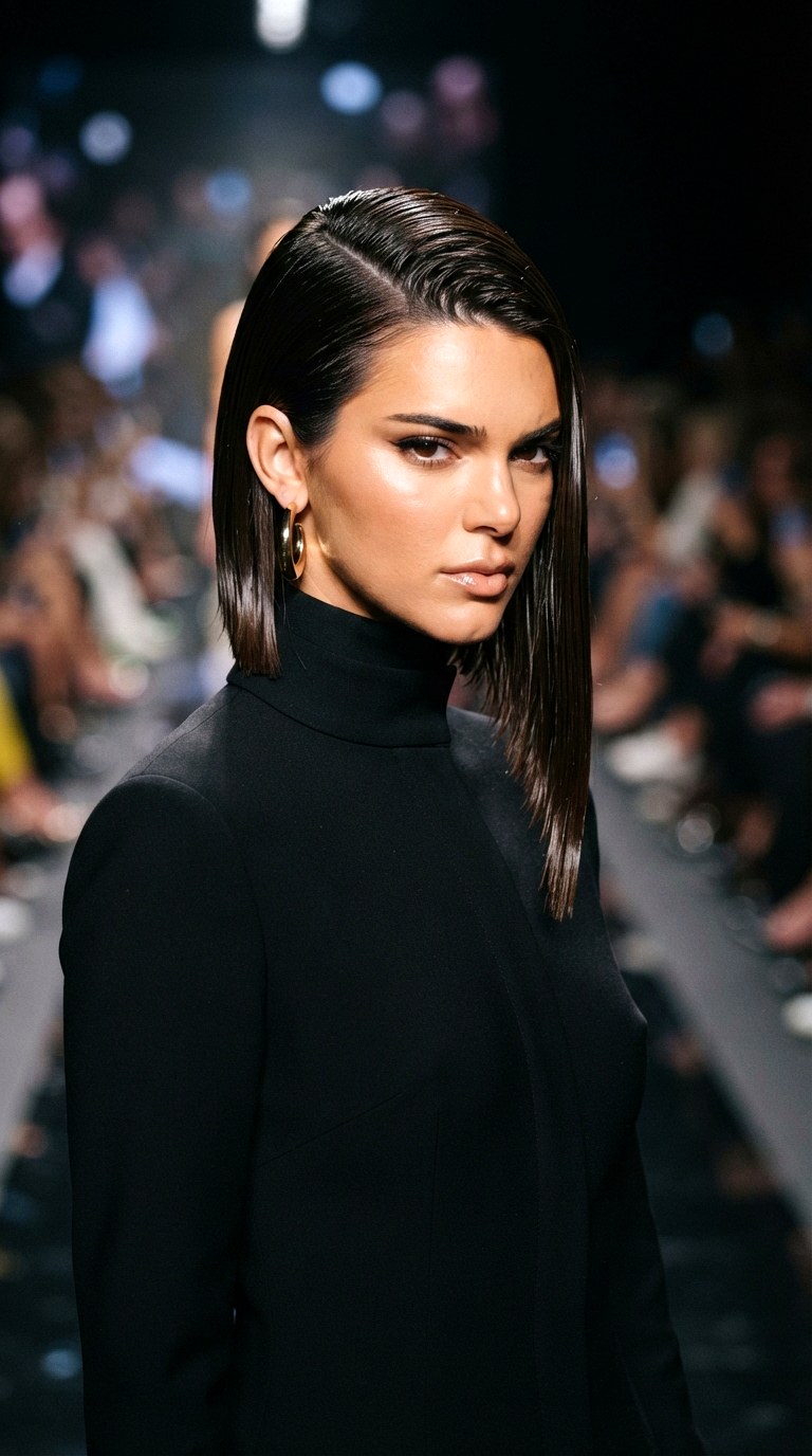 Wet Look Asymmetrical Lob Trend - 20 asymmetrical lob