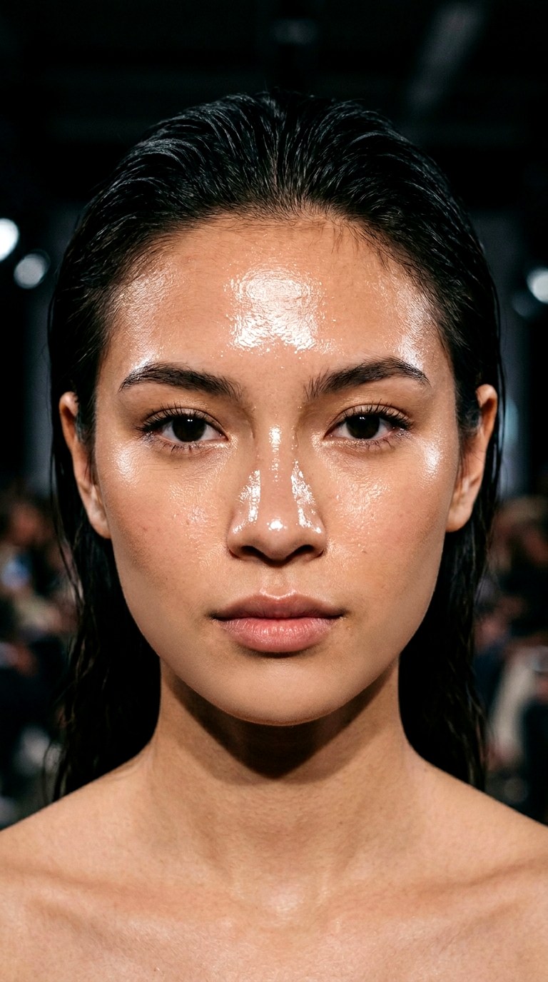 Wet Look T Zone Shine - 23 Glazed Shimmer Skin Makeup Looks for a Radiant 2026