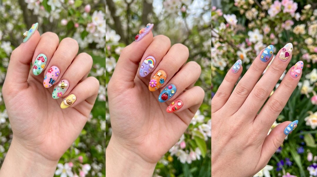 Whimsical Spring Colorful Junk N…