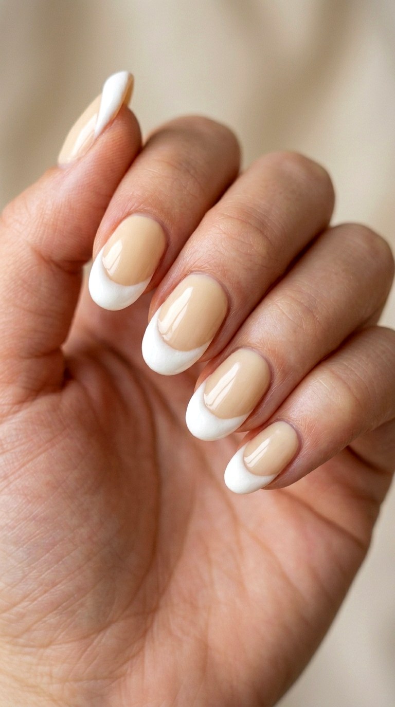 Whipped Marshmallow Cloud - 27 Neutral Spring Ombre Nails
