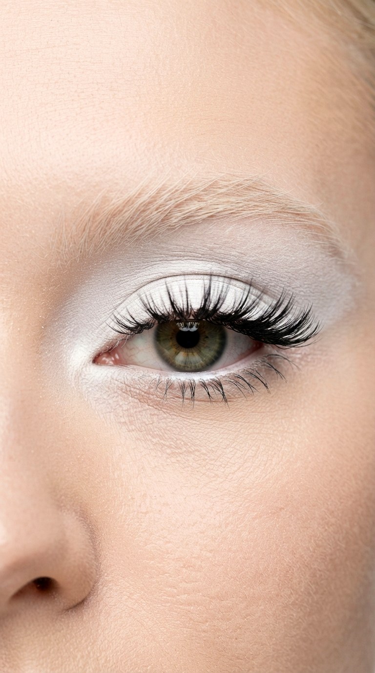 Winter Frost Matte White - 24 makeup eyes