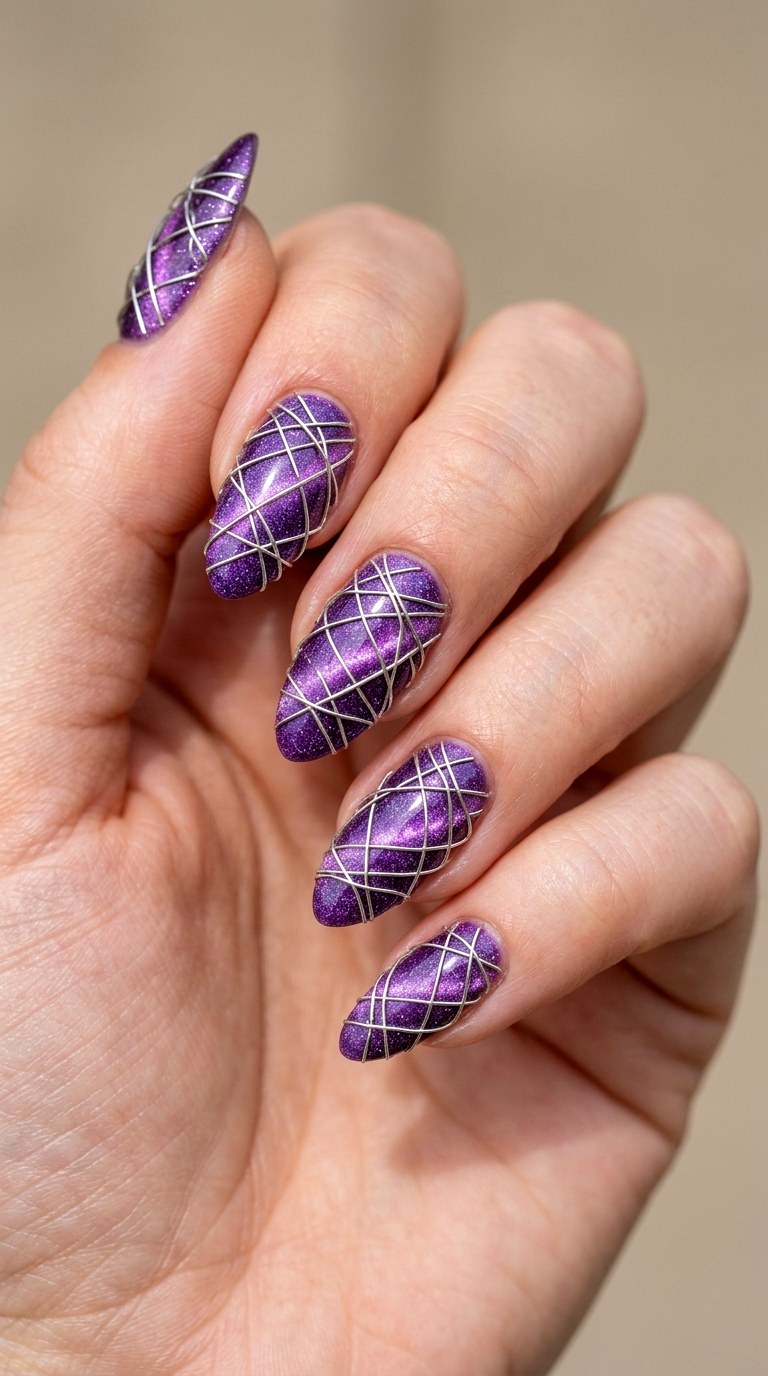 Wire Wrapped Gemstone Cage Illusion - 26 Creative Spring Colorful Junk Nails