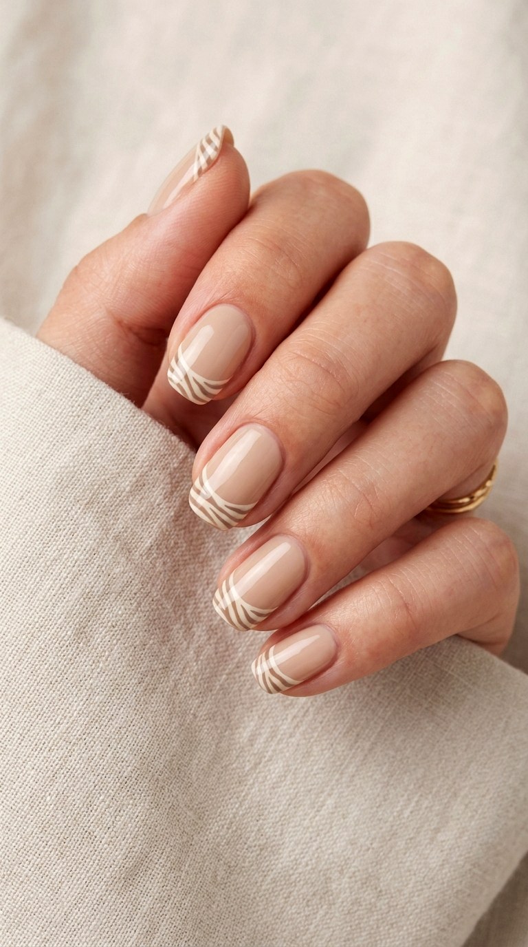 Zebra Print Minimalist - 21 Long-Lasting Spring Color Street Nails