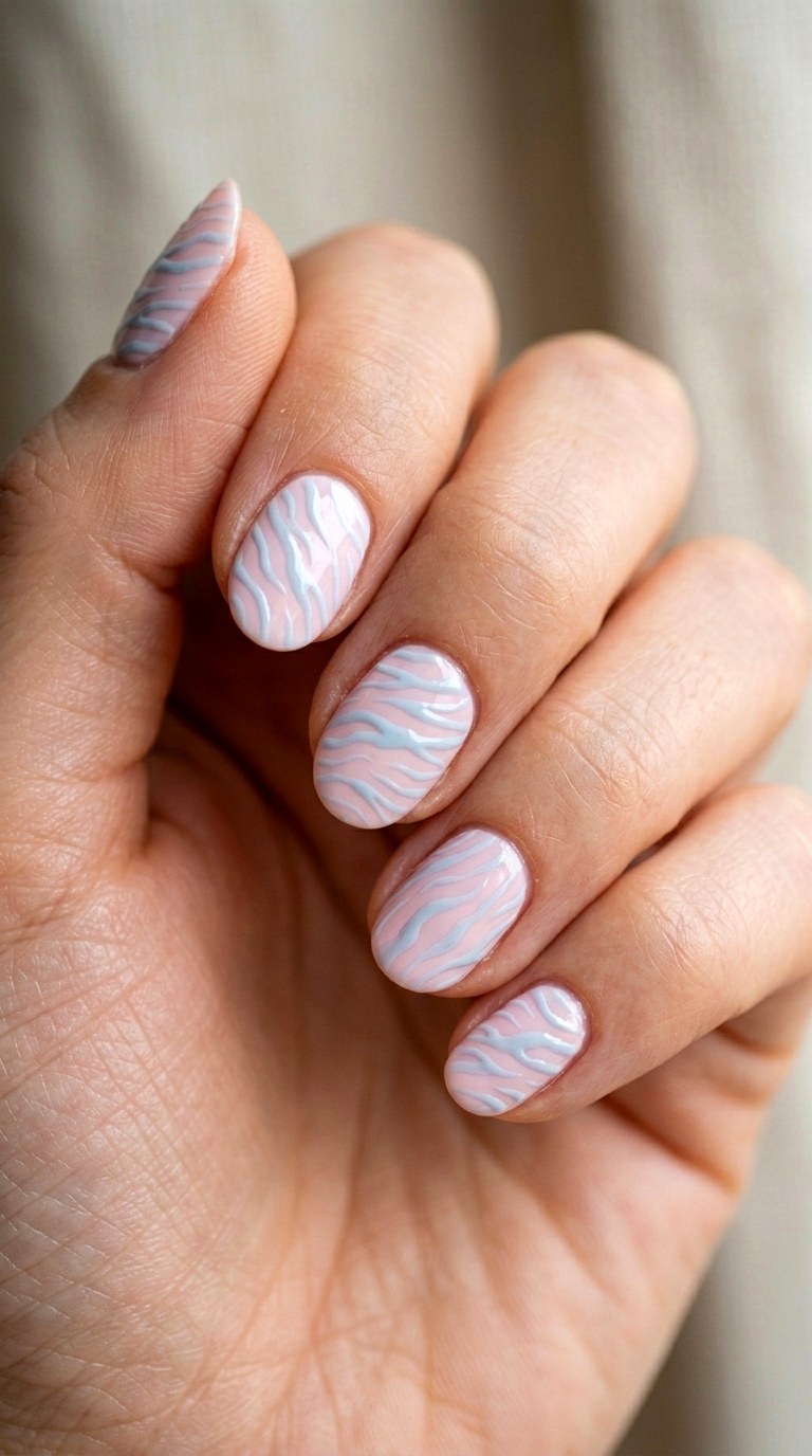 Zebra Stripe Frenzy - 25 Early Season Spring Multicolor Nails