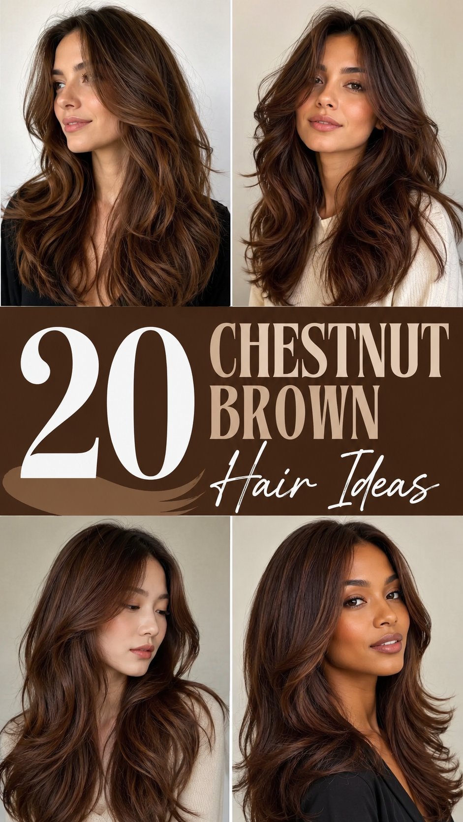 Chestnut Brown Hair Ideas