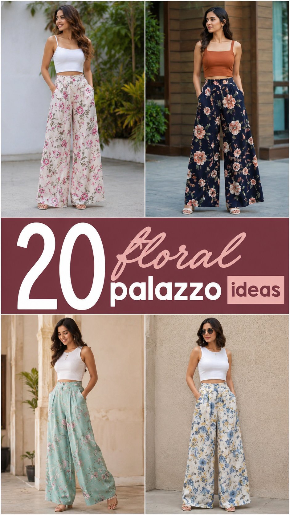 floral palazzo ideas