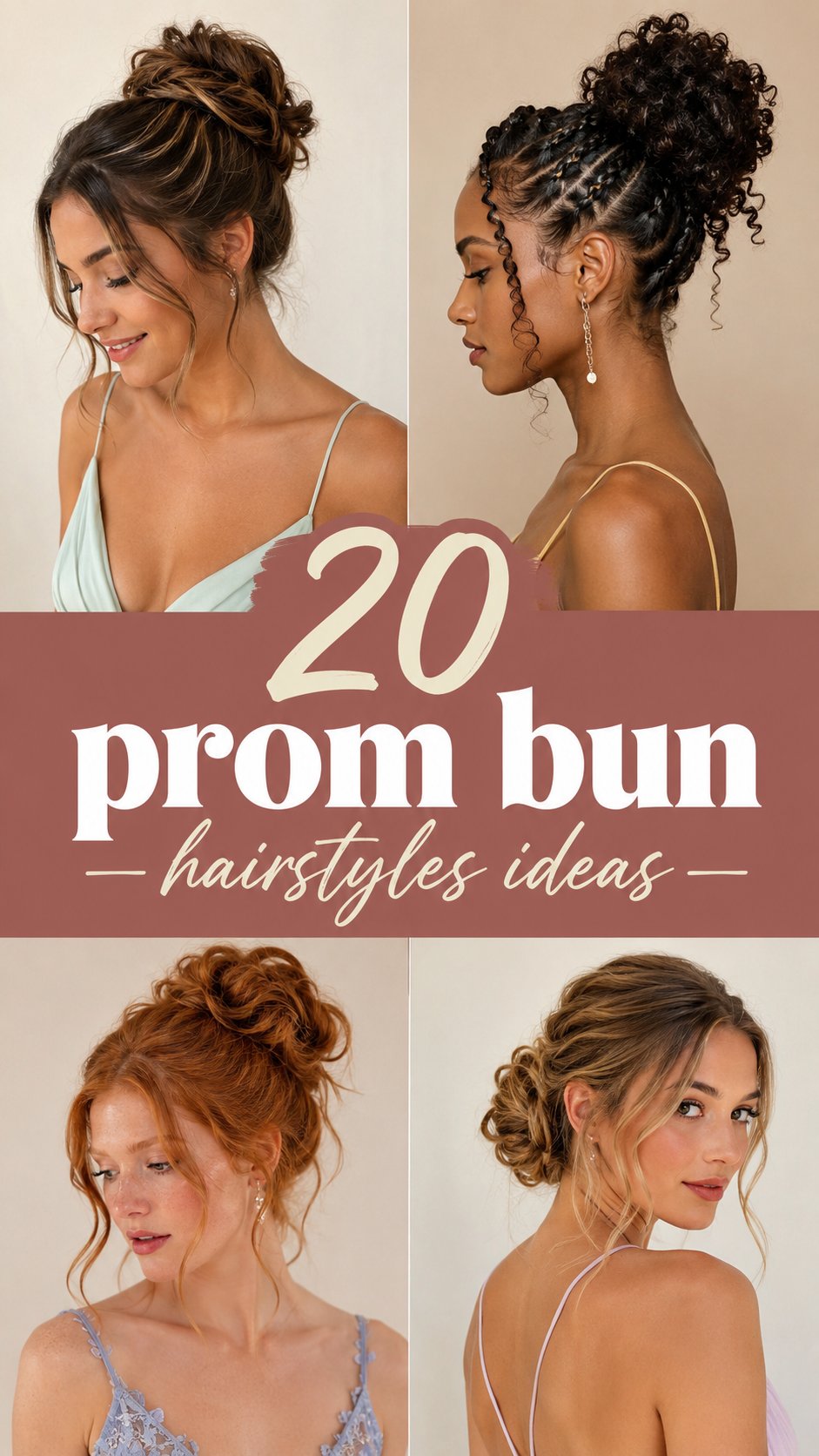 prom bun hairstyles ideas