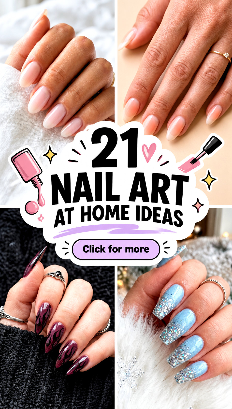 21 Nail Art at Home Ideas - 21 Nail Art at Home Ideas