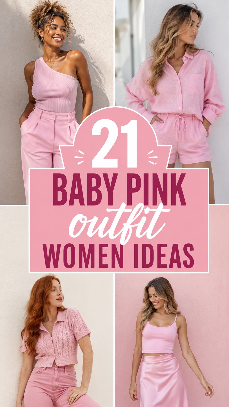 baby pink outfit women ideas