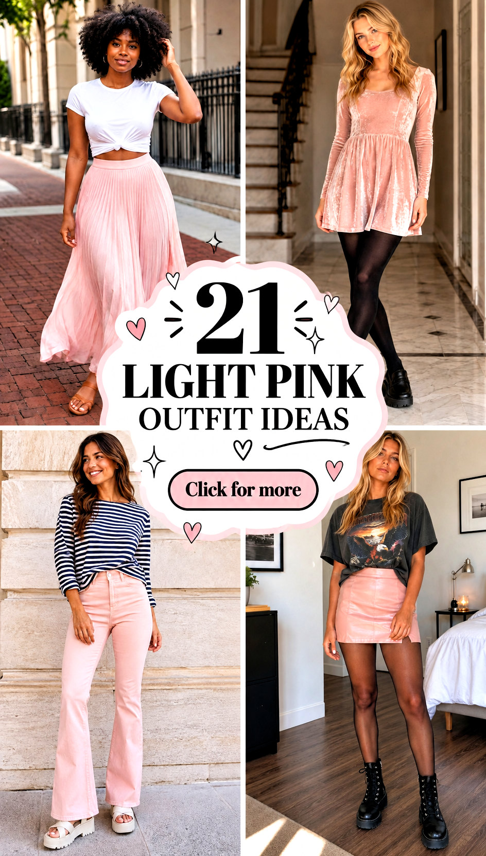 21 light pink outfit ideas - 21 light pink outfit ideas