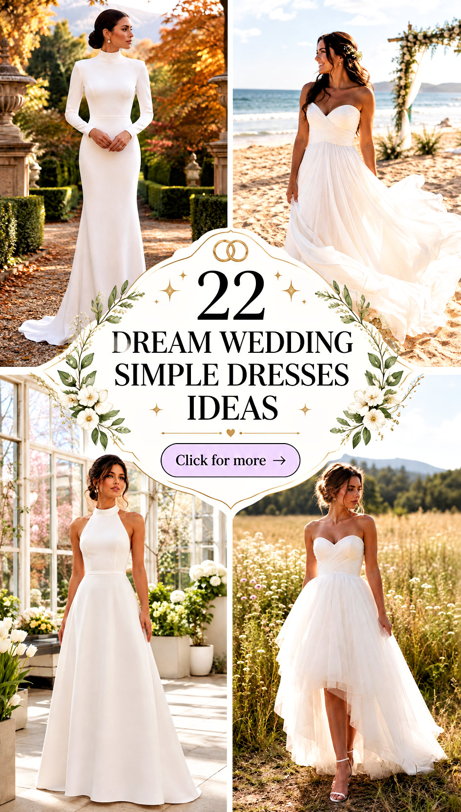 22 Dream Wedding Simple Dresses Ideas - 22 Dream Wedding Simple Dresses Ideas