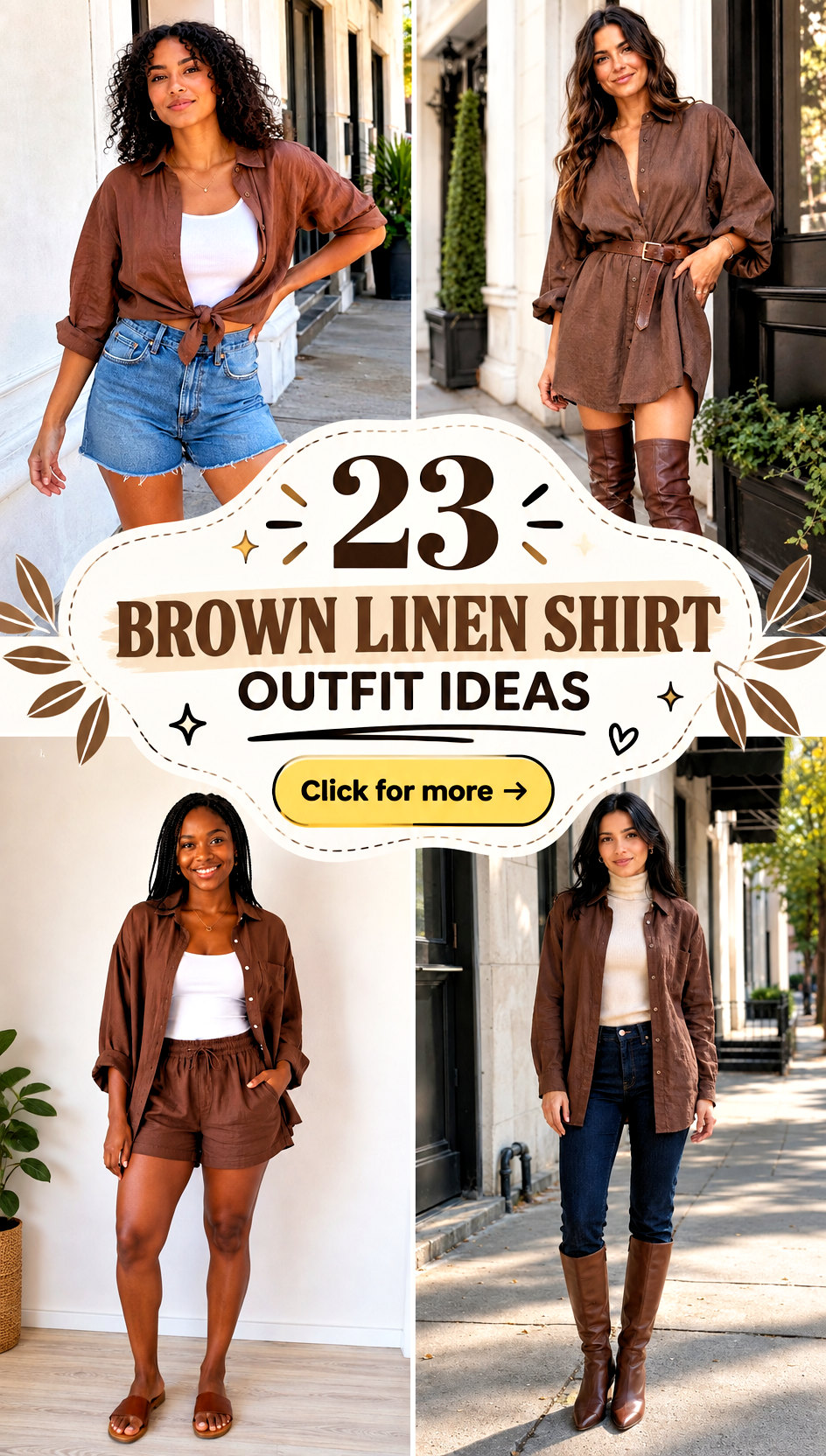23 brown linen shirt outfit ideas - 23 brown linen shirt outfit ideas