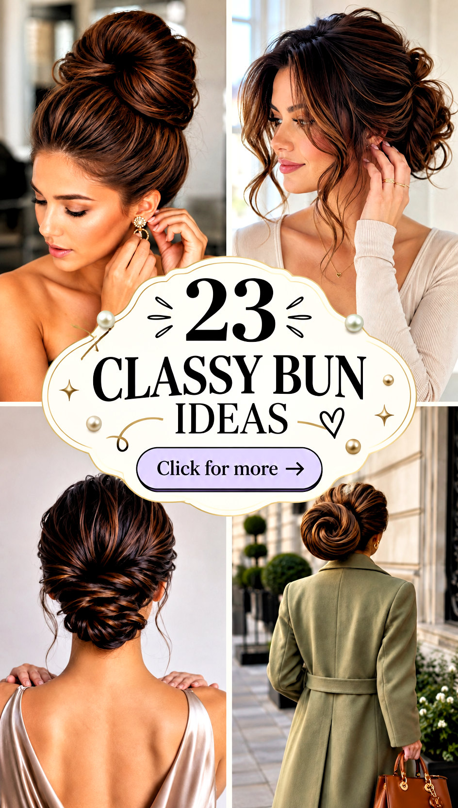 23 classy bun ideas - 23 classy bun ideas