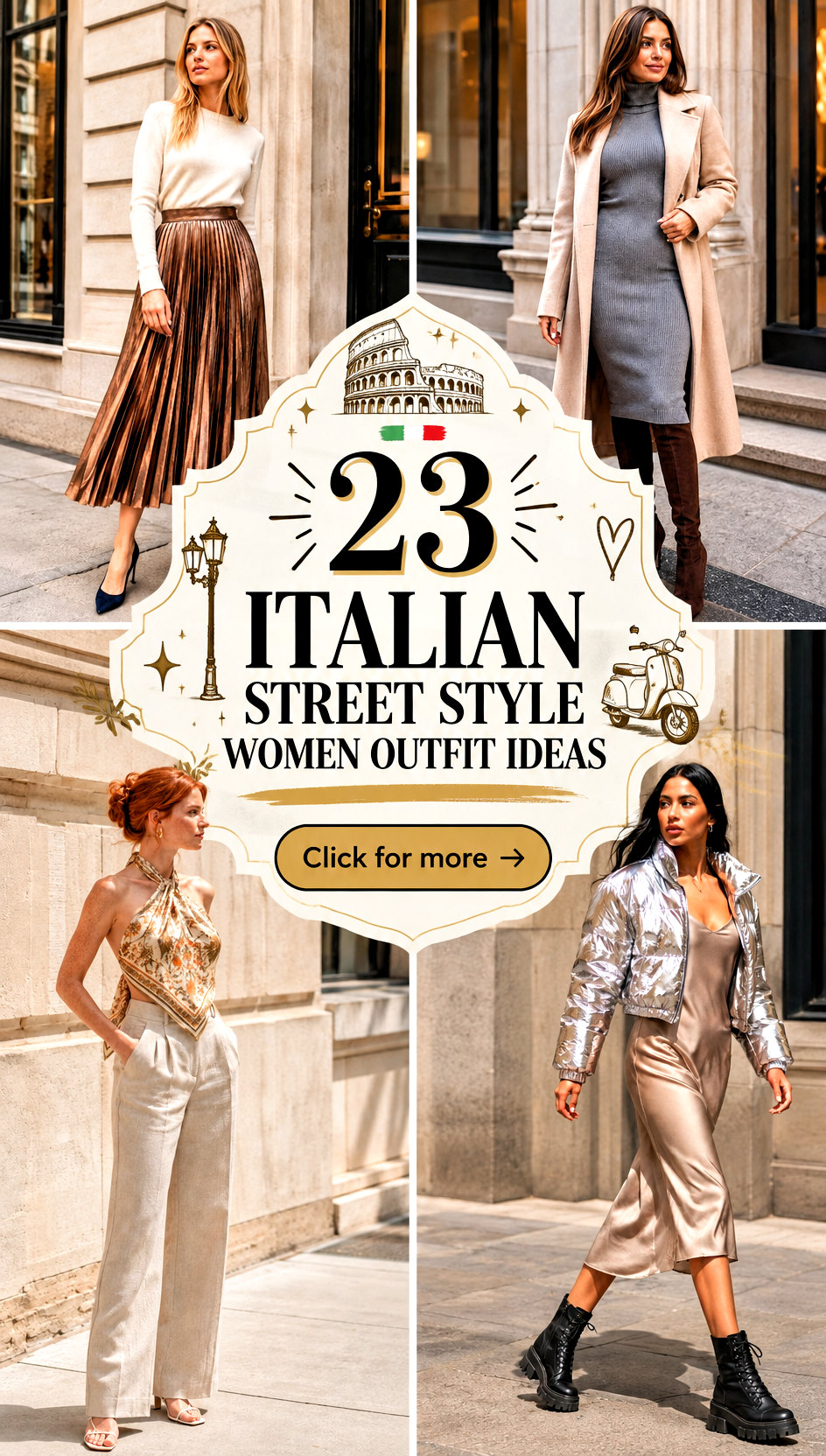 23 italian street style women outfit ideas - 23 italian street style women outfit ideas
