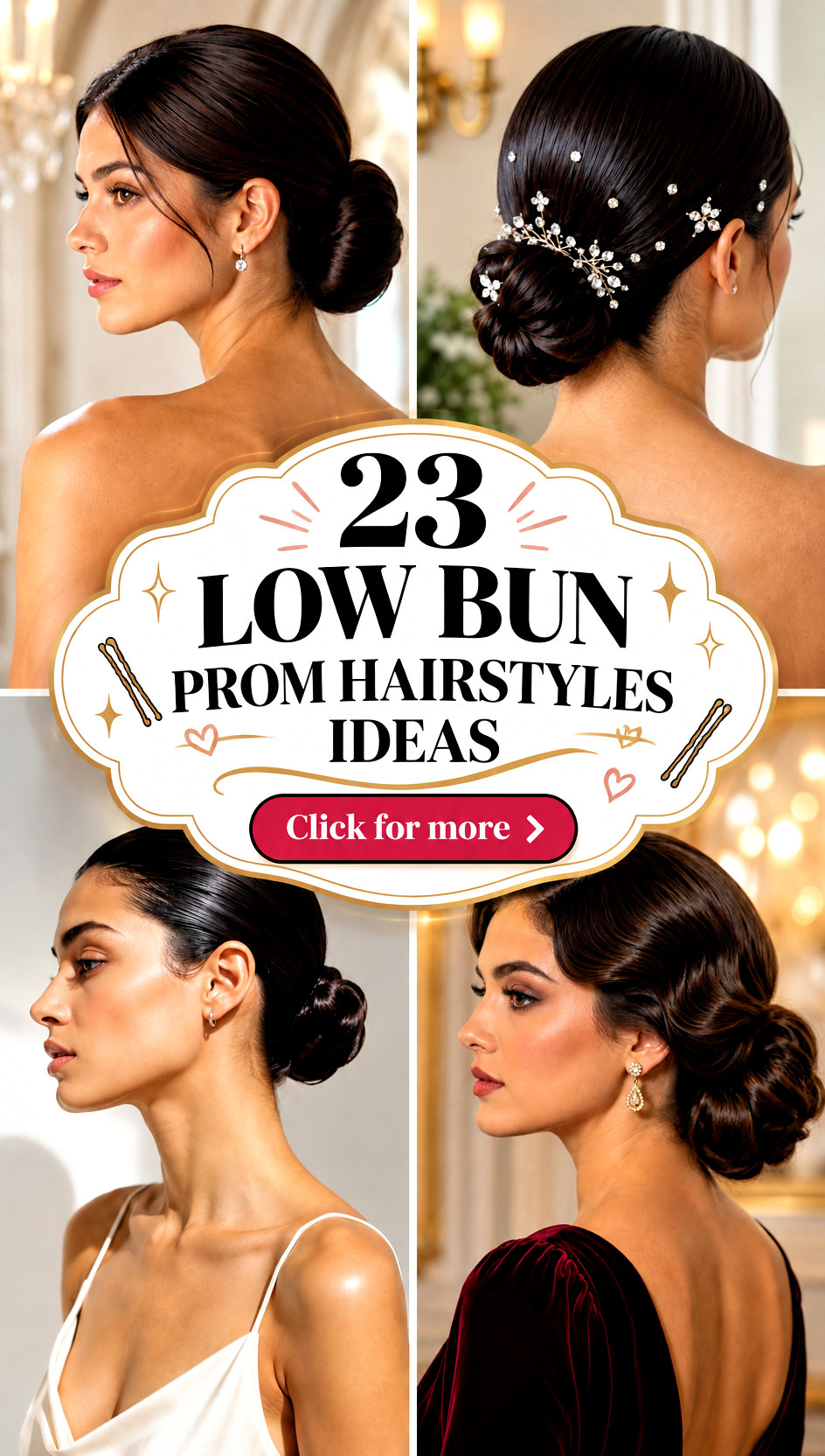 23 low bun prom hairstyles ideas - 23 low bun prom hairstyles ideas
