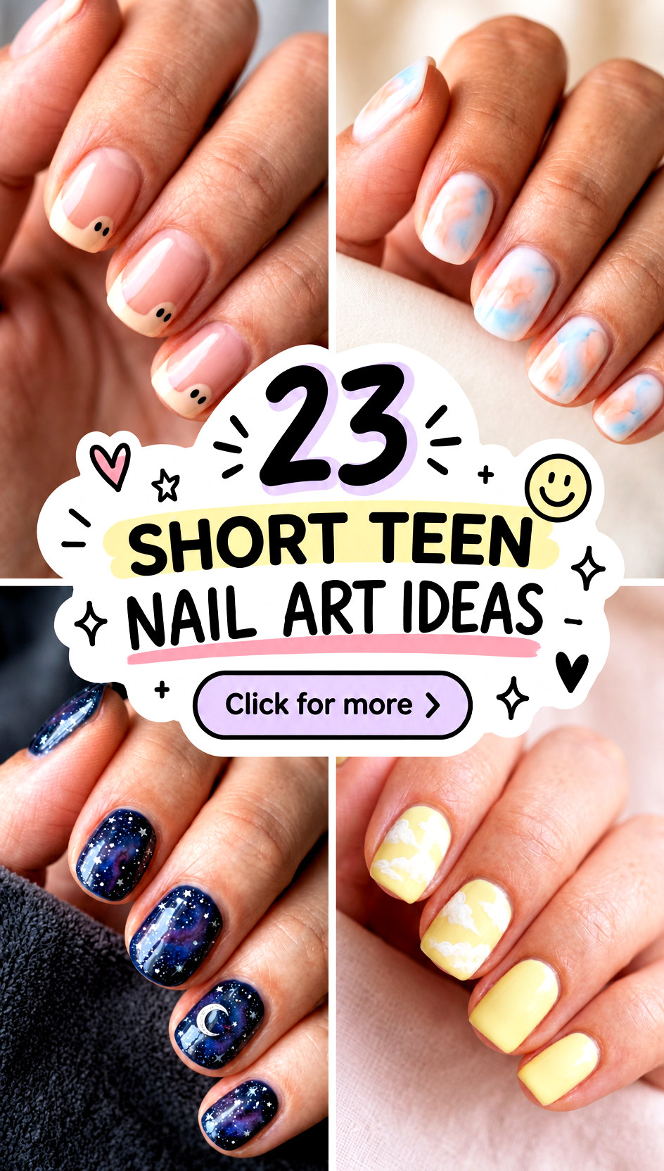 23 short teen nail art ideas - 23 short teen nail art ideas