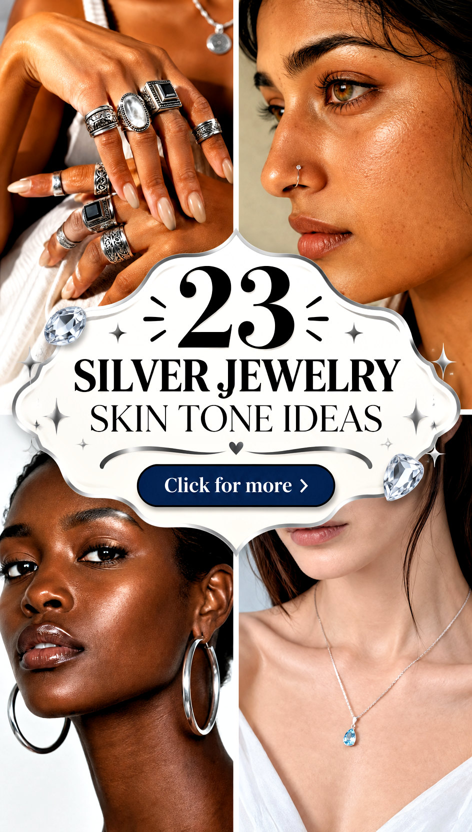 23 silver jewelry skin tone ideas - 23 silver jewelry skin tone ideas