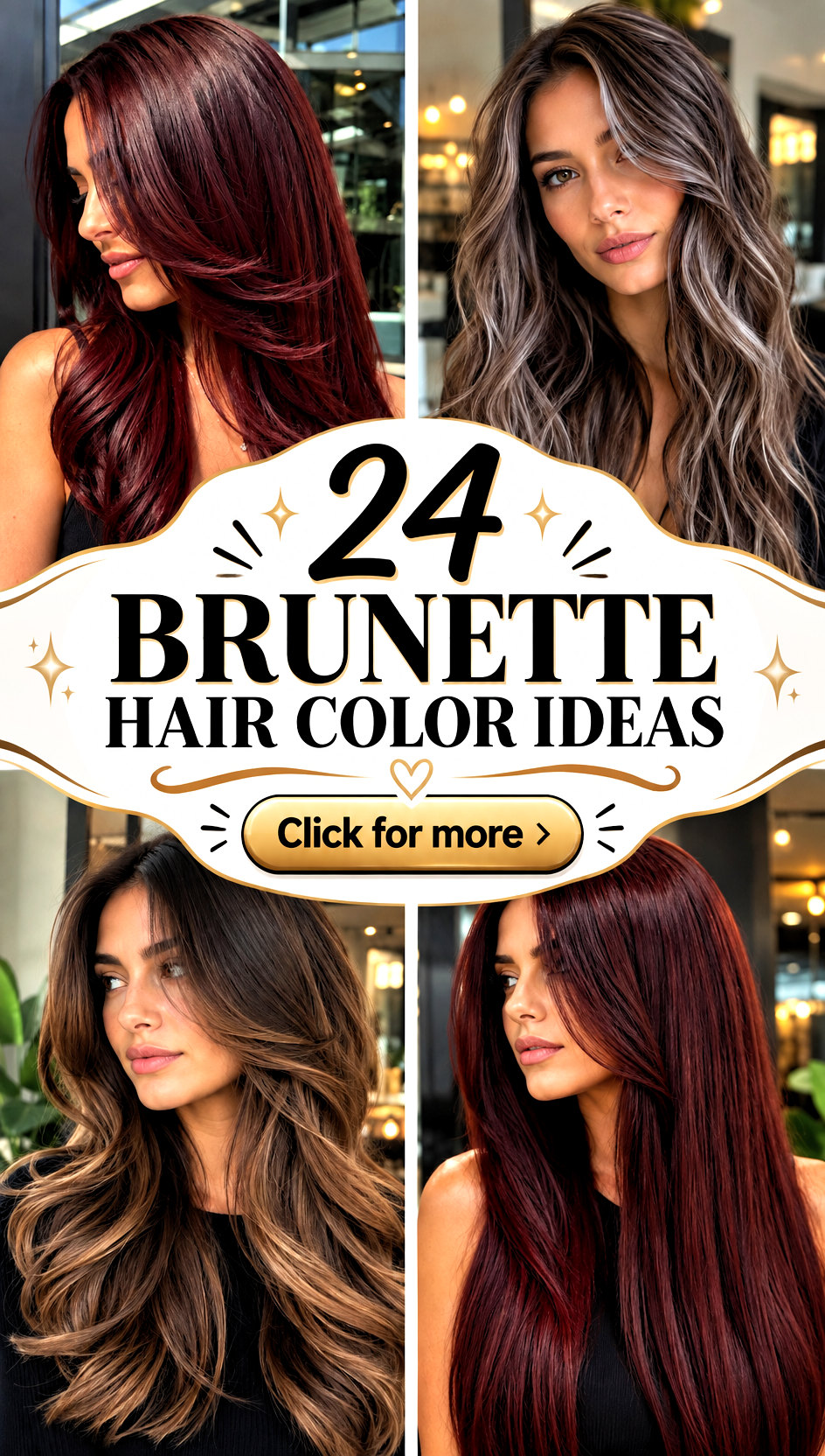 24 Brunette Hair Color Ideas - 24 Brunette Hair Color Ideas