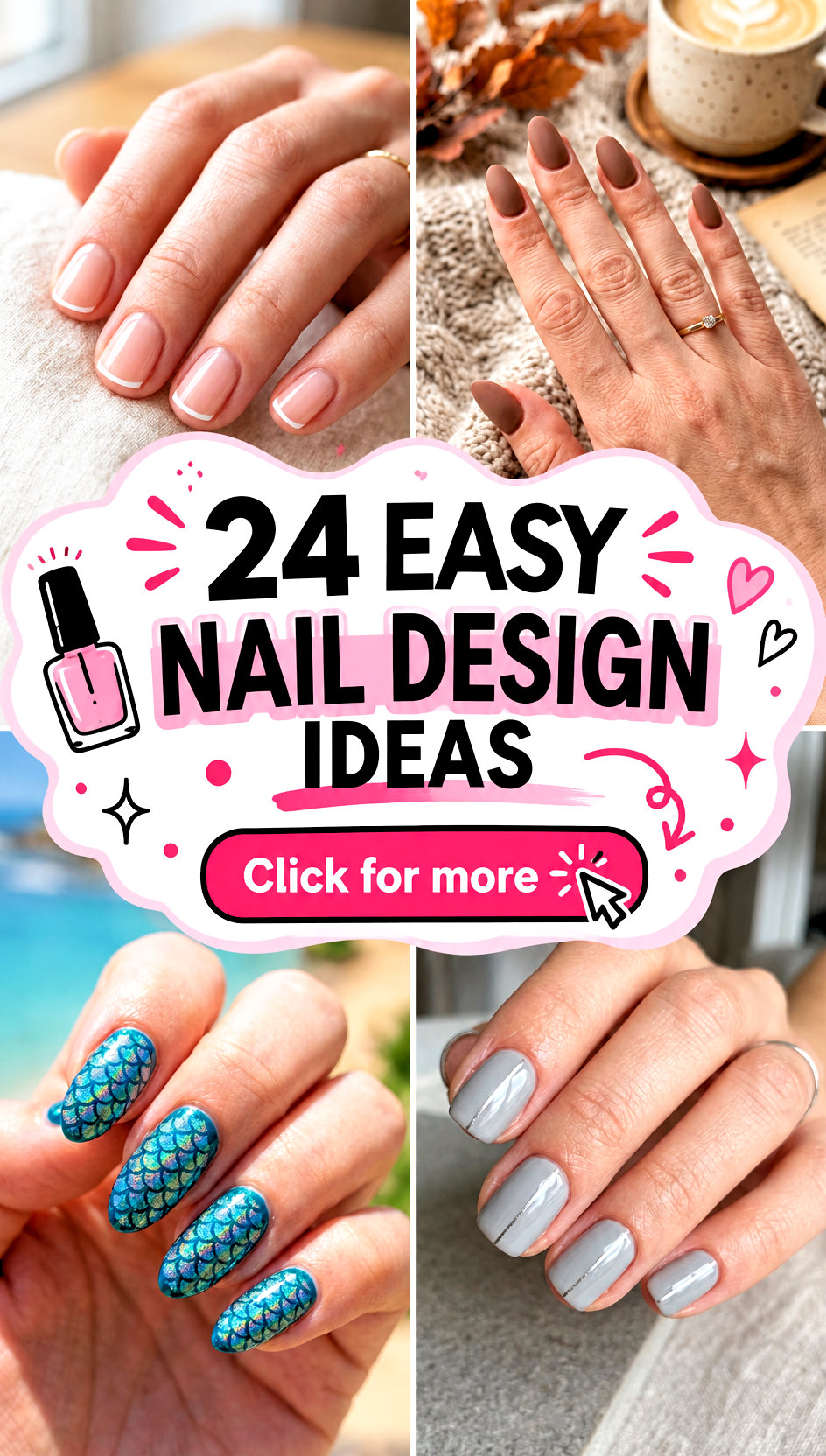 24 Easy Nail Design Ideas - 24 Easy Nail Design Ideas