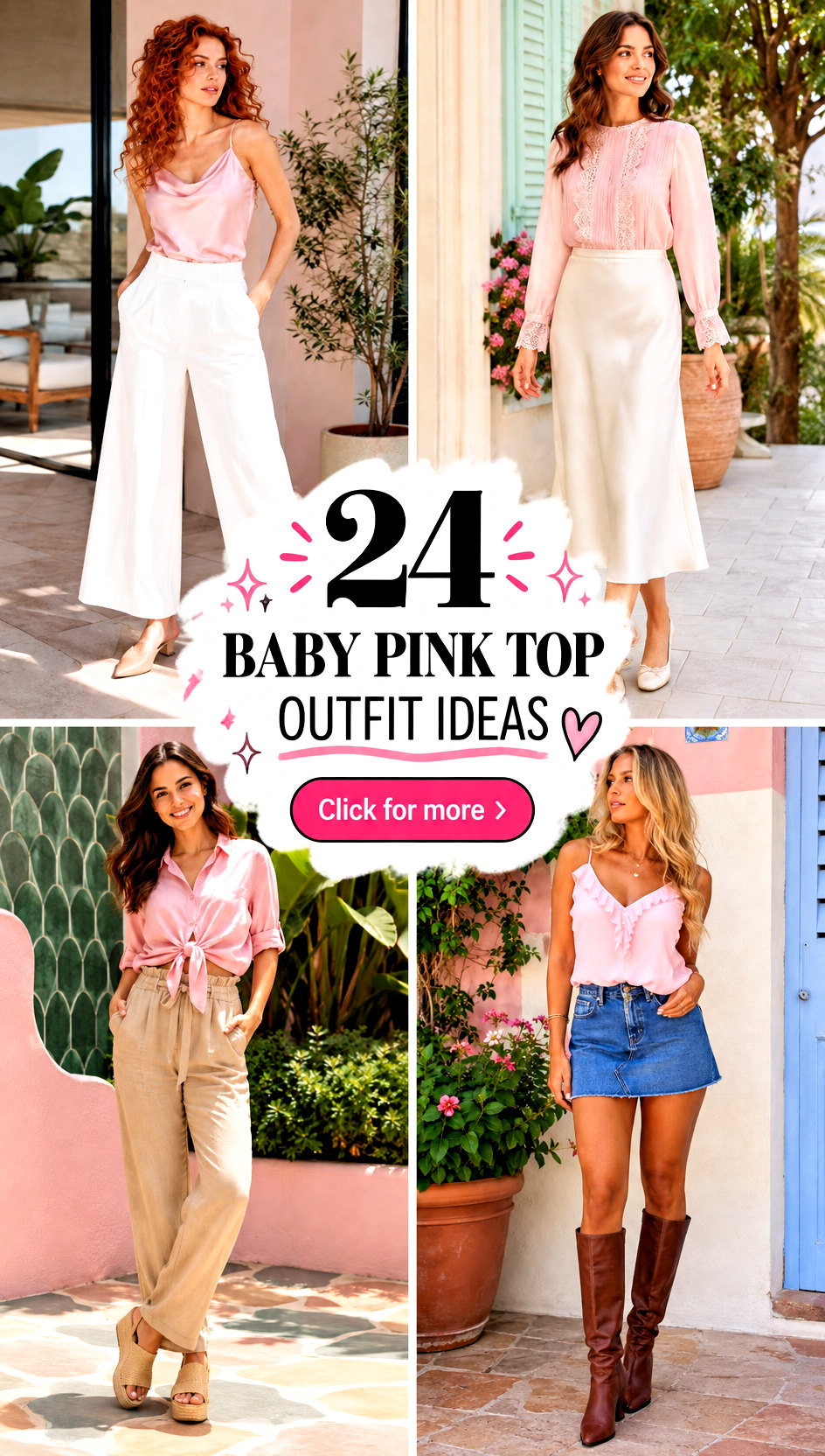 24 baby pink top outfit ideas - 24 baby pink top outfit ideas