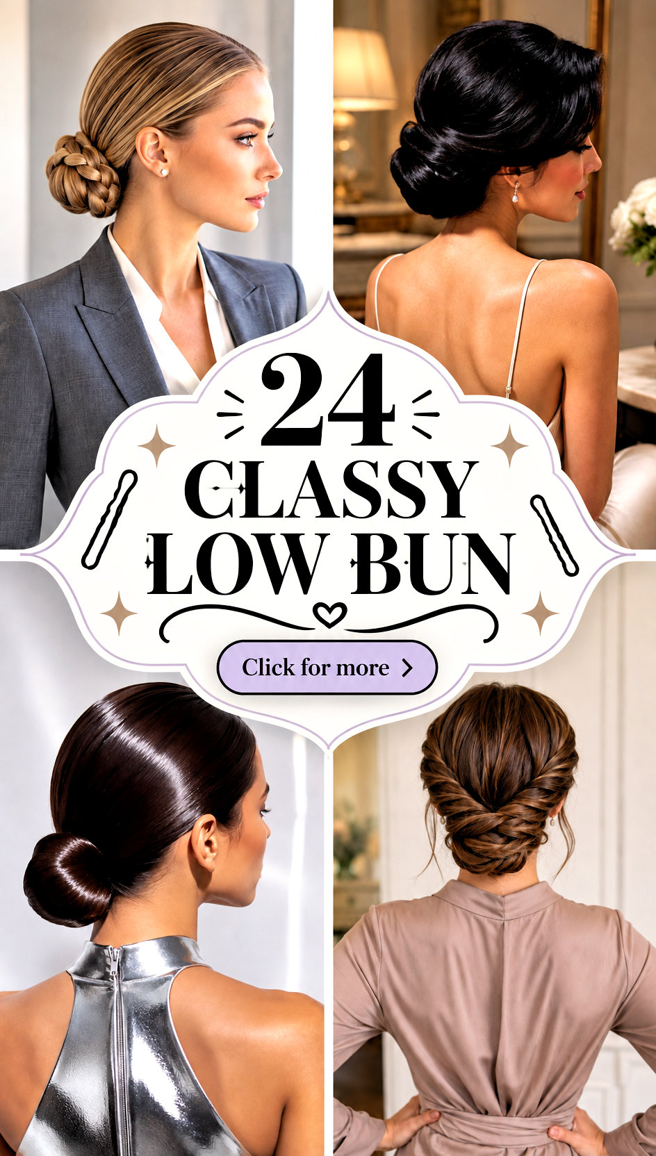 24 classy low bun - 24 classy low bun