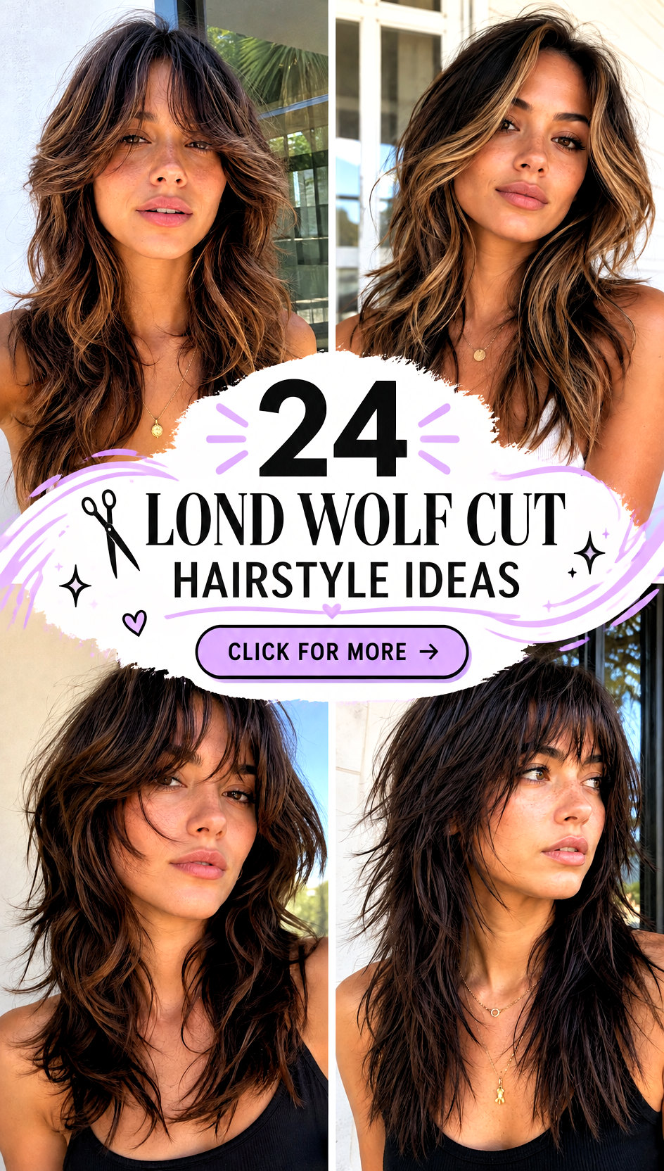 24 lond wolf cut hairstyle ideas - 24 lond wolf cut hairstyle ideas