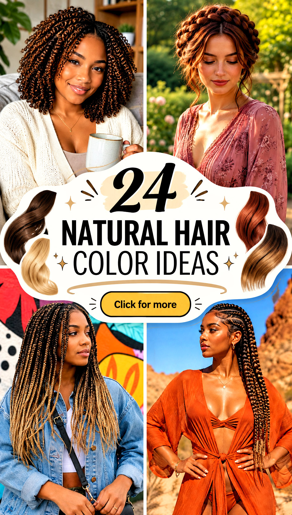 24 natural hair color ideas - 24 natural hair color ideas