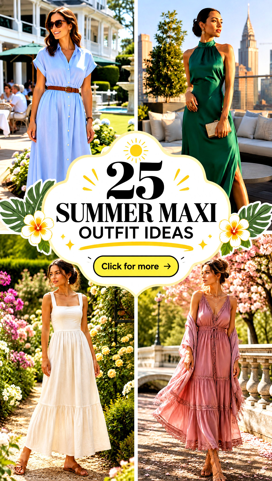 25 Summer Maxi Outfit Ideas - 25 Summer Maxi Outfit Ideas