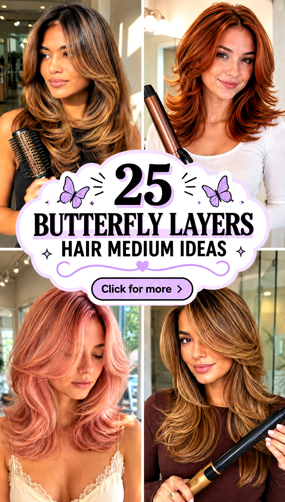 25 butterfly layers hair medium ideas - 25 butterfly layers hair medium ideas