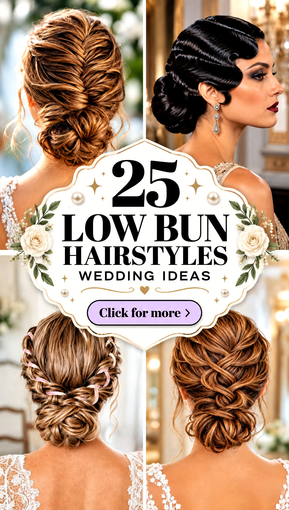 25 low bun hairstyles wedding ideas - 25 low bun hairstyles wedding ideas