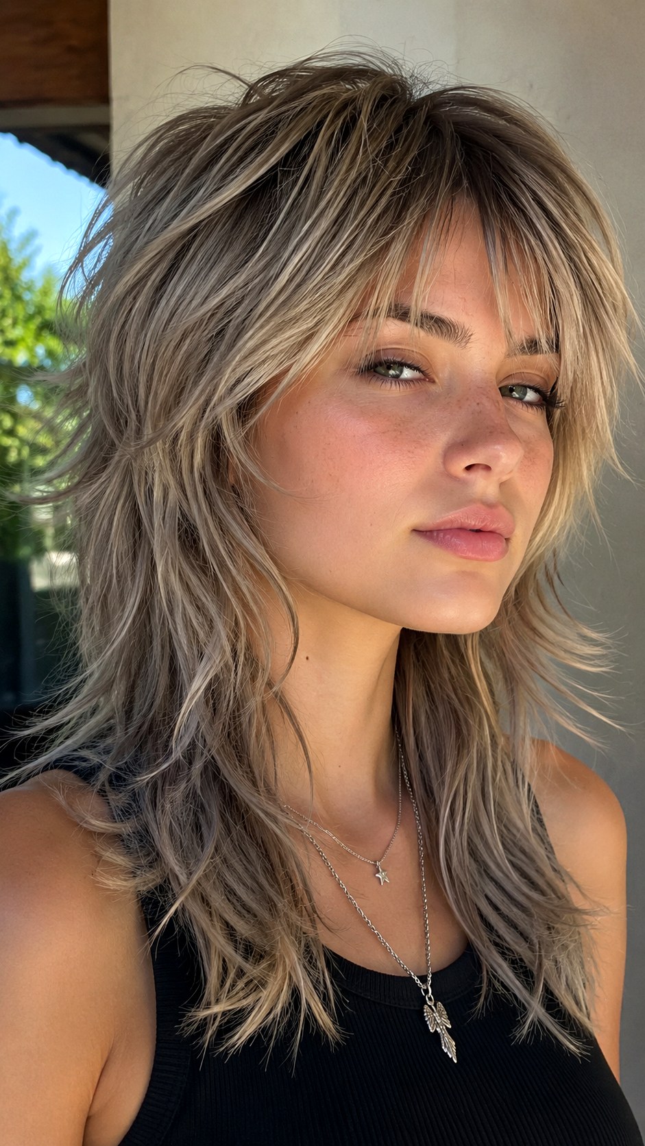 Ash Blonde Wolf Cut Layers - 24 lond wolf cut hairstyle ideas