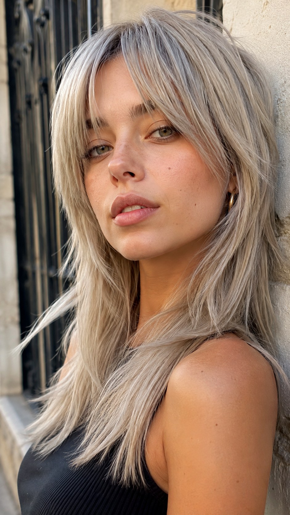 Ash Blonde Wolf Cut - 20 straight wolf cut hairstyle ideas