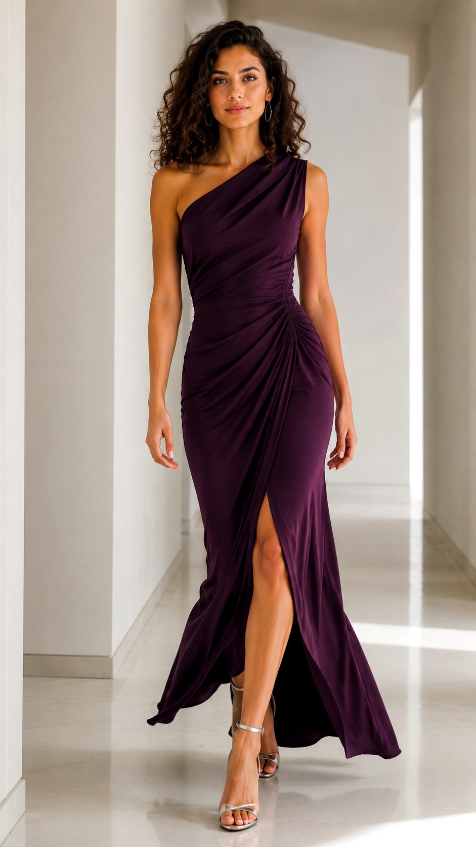 Asymmetrical Draped Opera Outfit - 20 opera outfit ideas