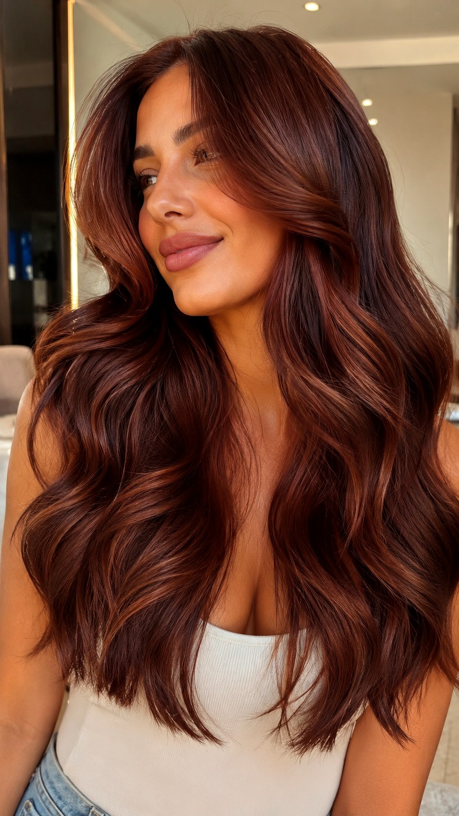 Auburn Chocolate Mix - 22 Rich Chocolate Brown Hair Ideas