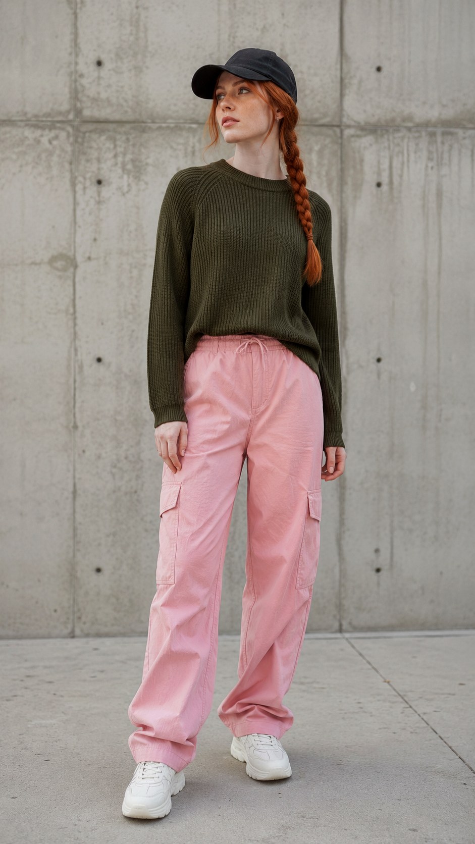 Baby Pink Cargo Pants Streetwear - 25 baby pink outfit ideas