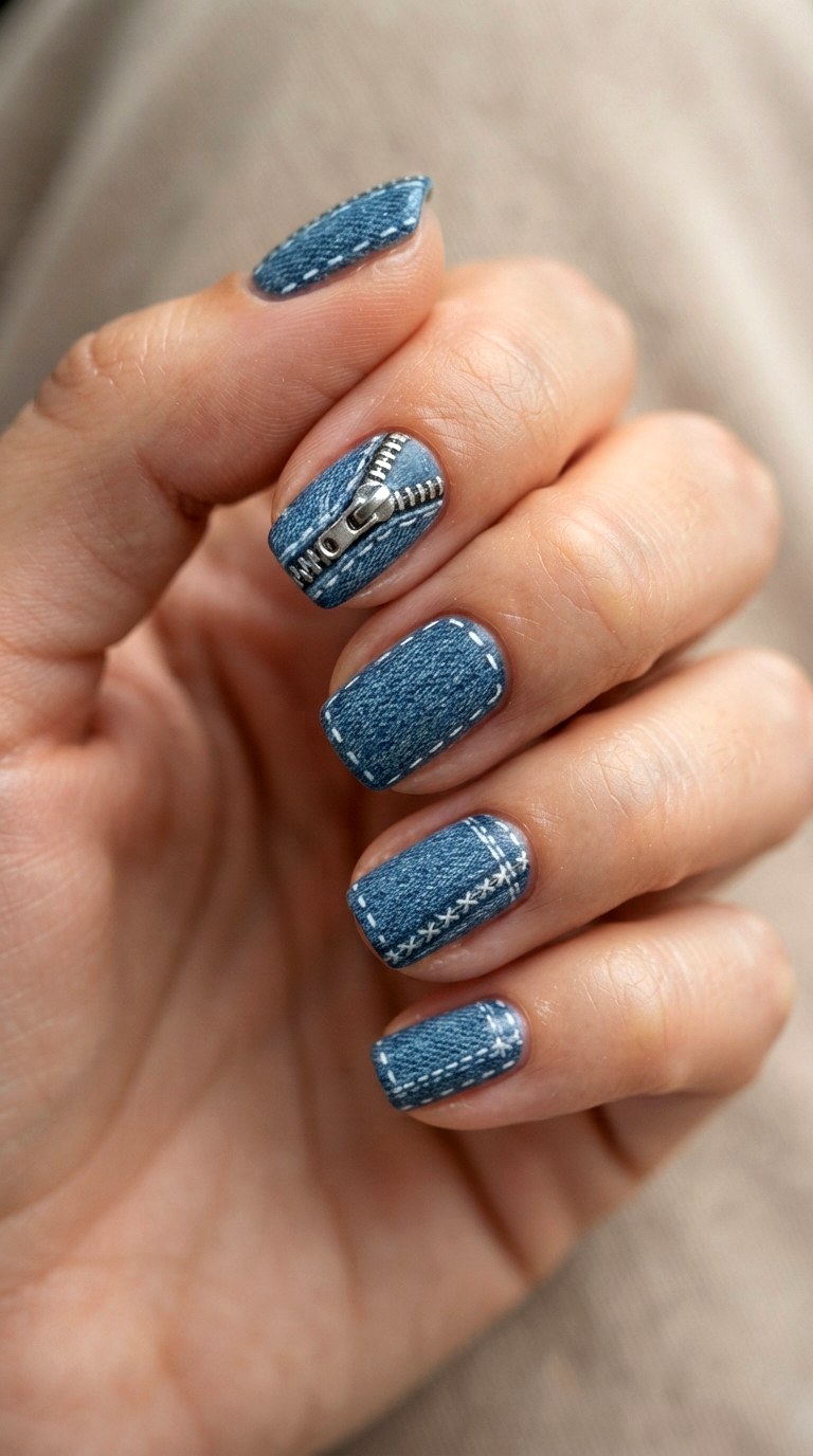 Backpack Zipper Nail Art - 22 cute back to school nail art design