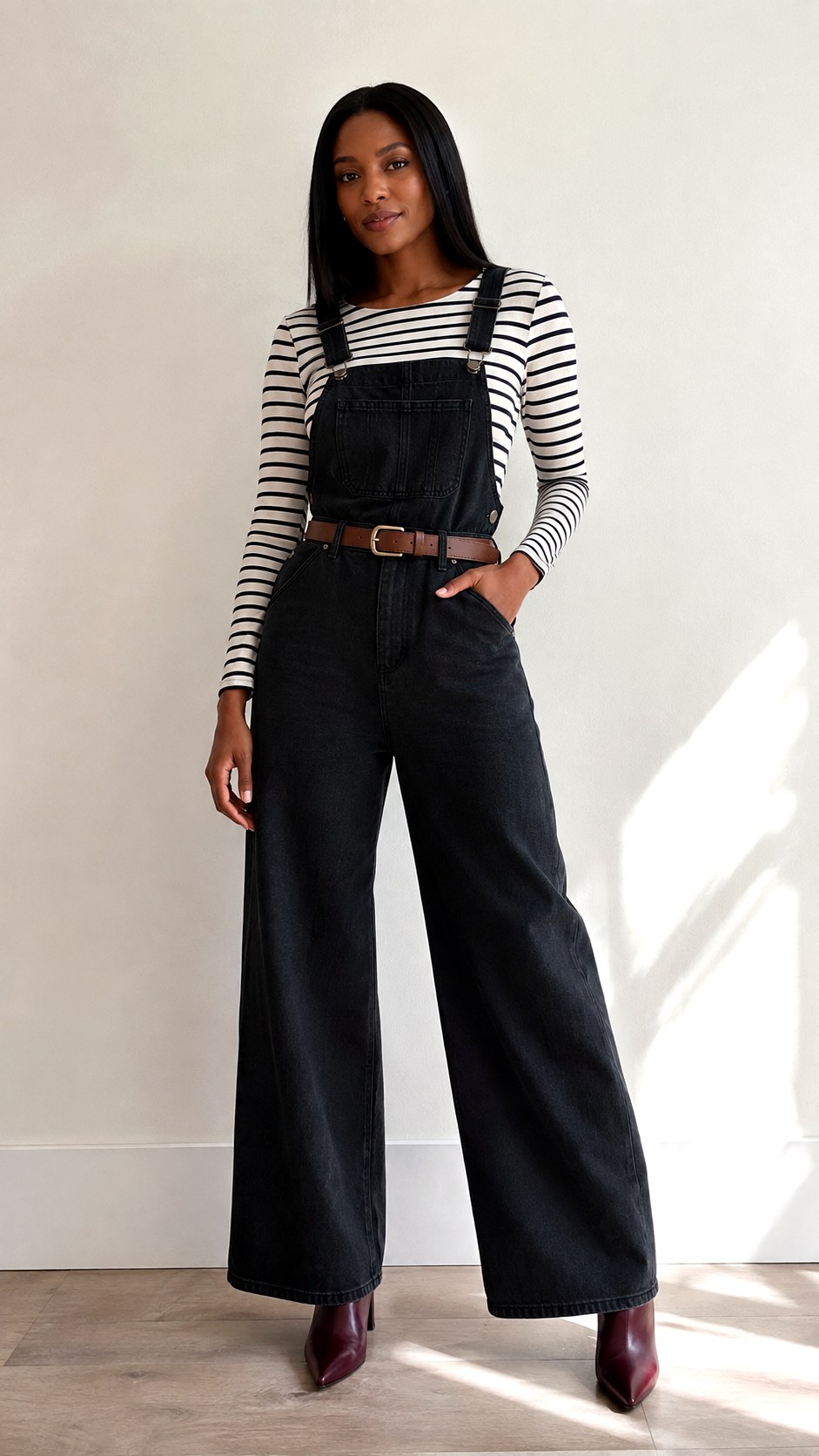 Belted School Spirit Overalls Outfit - 21 school spirit overall outfit ideas