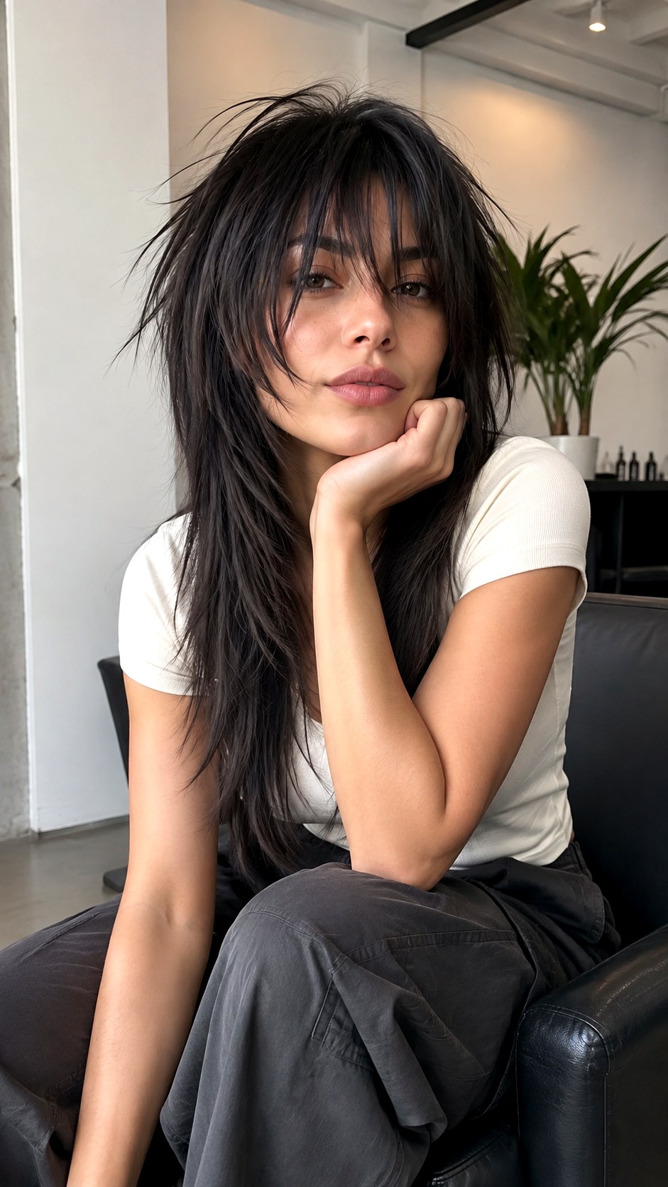 Bold Choppy Layers for Straight Hair - 24 layered haircut long hair ideas