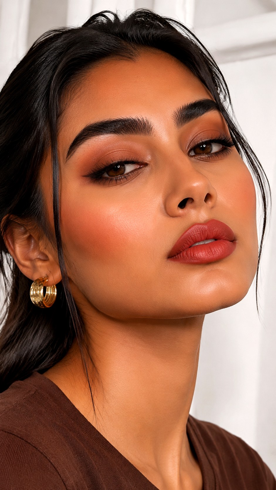 Bold Fierce Thick Eyebrow Frame - 24 Olive Skin Makeup Looks