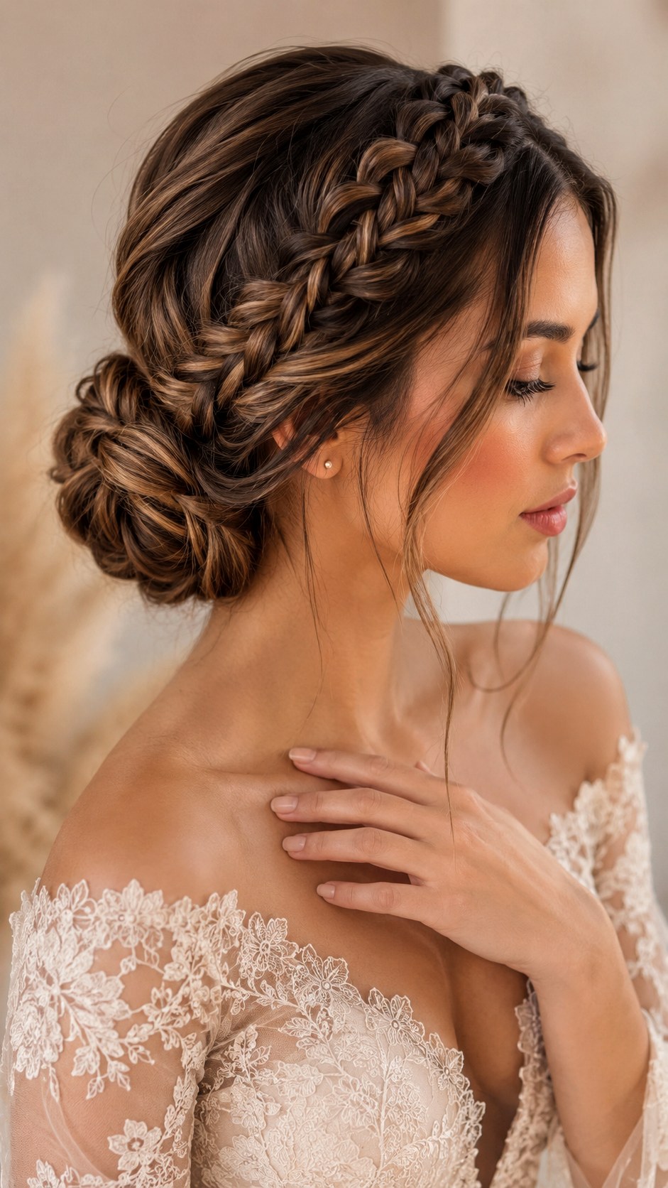 Braided Crown Low Bun - 24 classy low bun