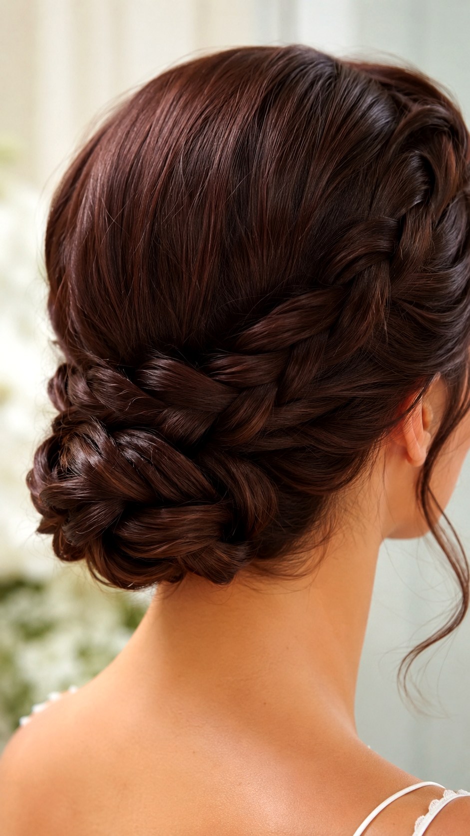 Braided Low Ponytail Wrap Updo - 24 classy updo hairstyles ideas