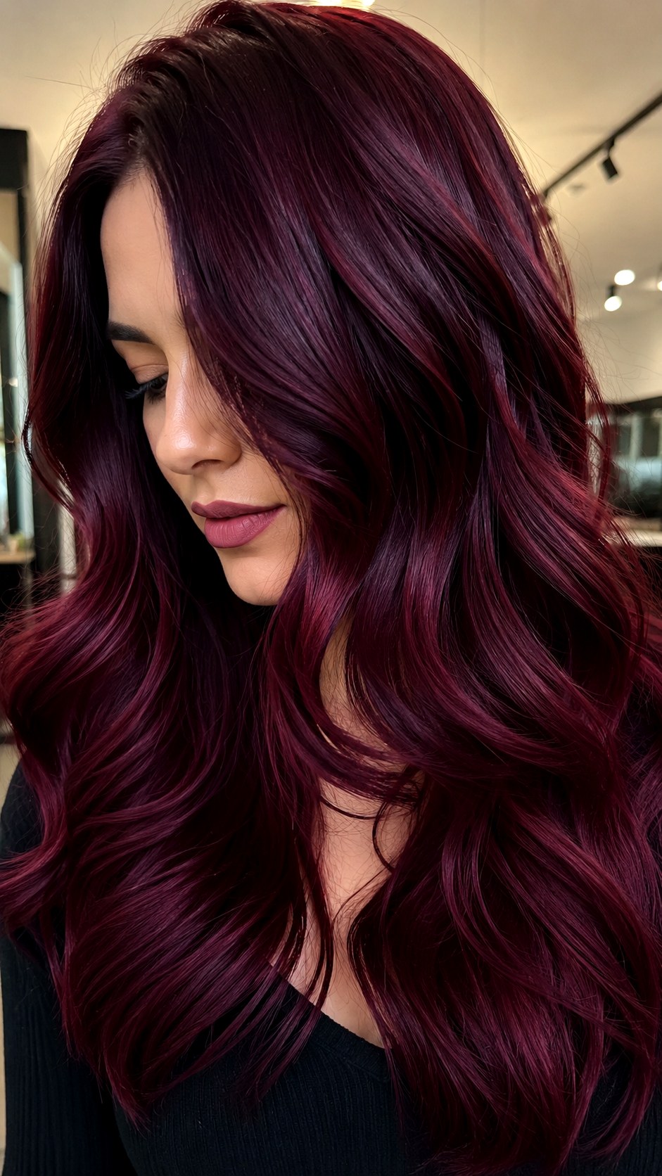 Burgundy Velvet For Rich Wine Hues - 23 Hair Color Ideas