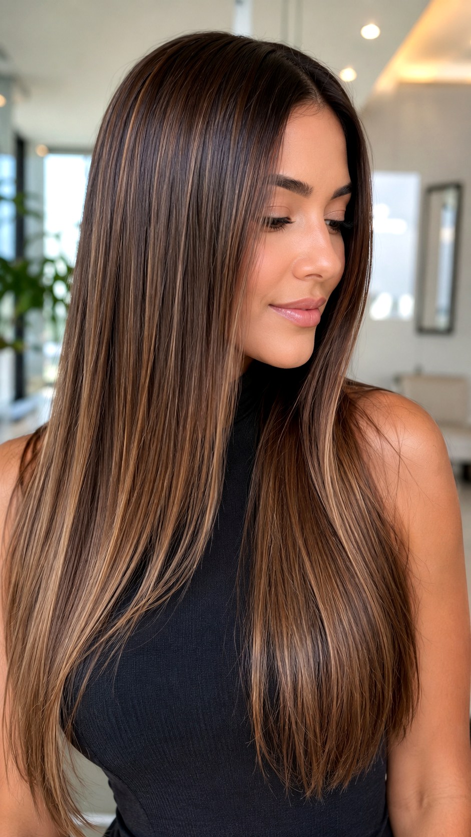 Buttery Bronze Babylights - 21 Sun-Kissed Brown Hair Ideas