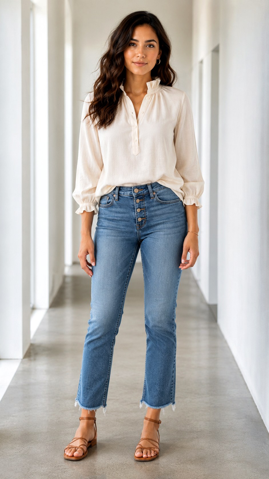 Button Fly Senior Jean Outfit Looks - 25 senior jean outfit ideas