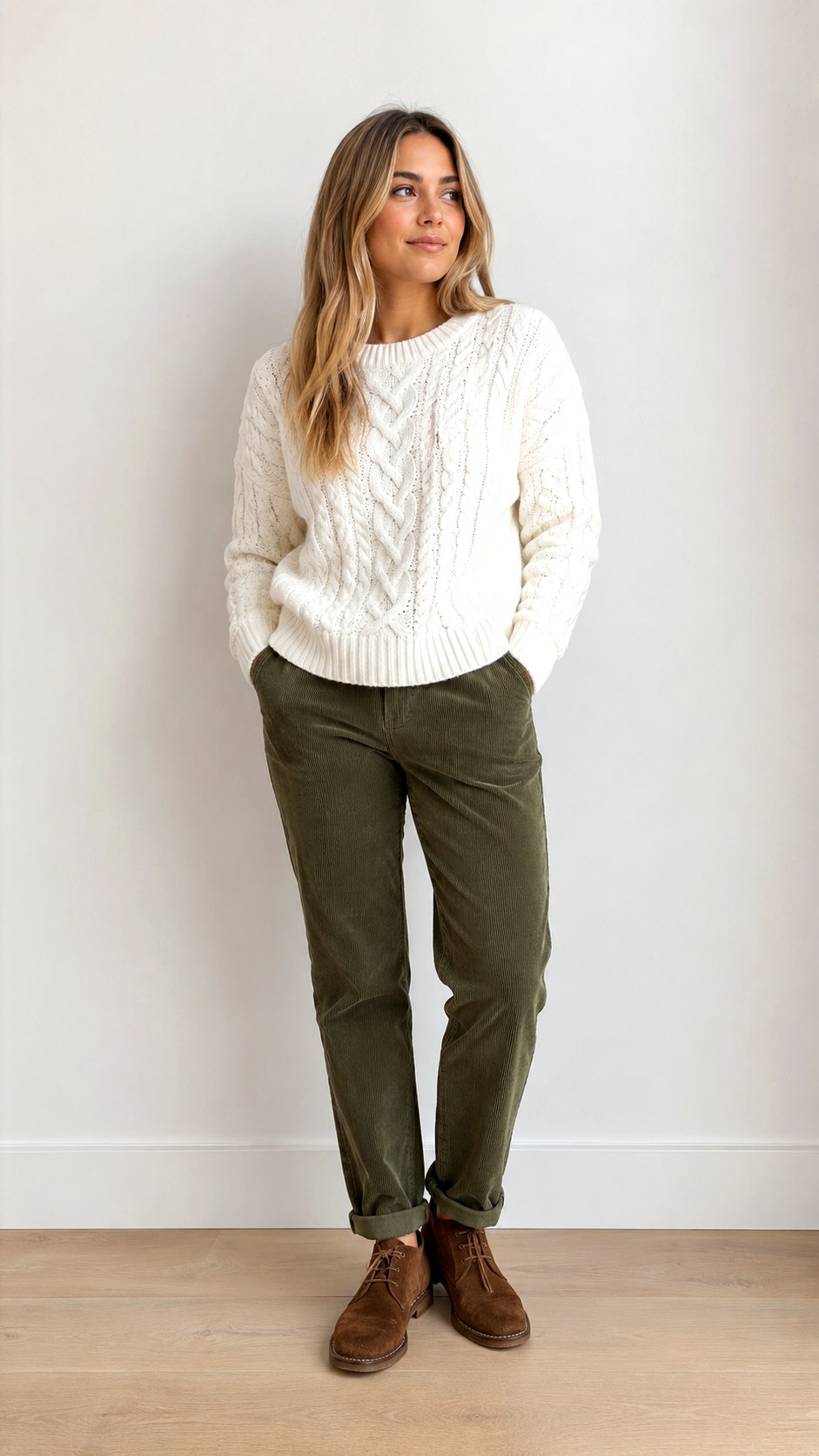 Cable White Knit Sweater Outfit Ideas - 21 white knit sweater outfit ideas