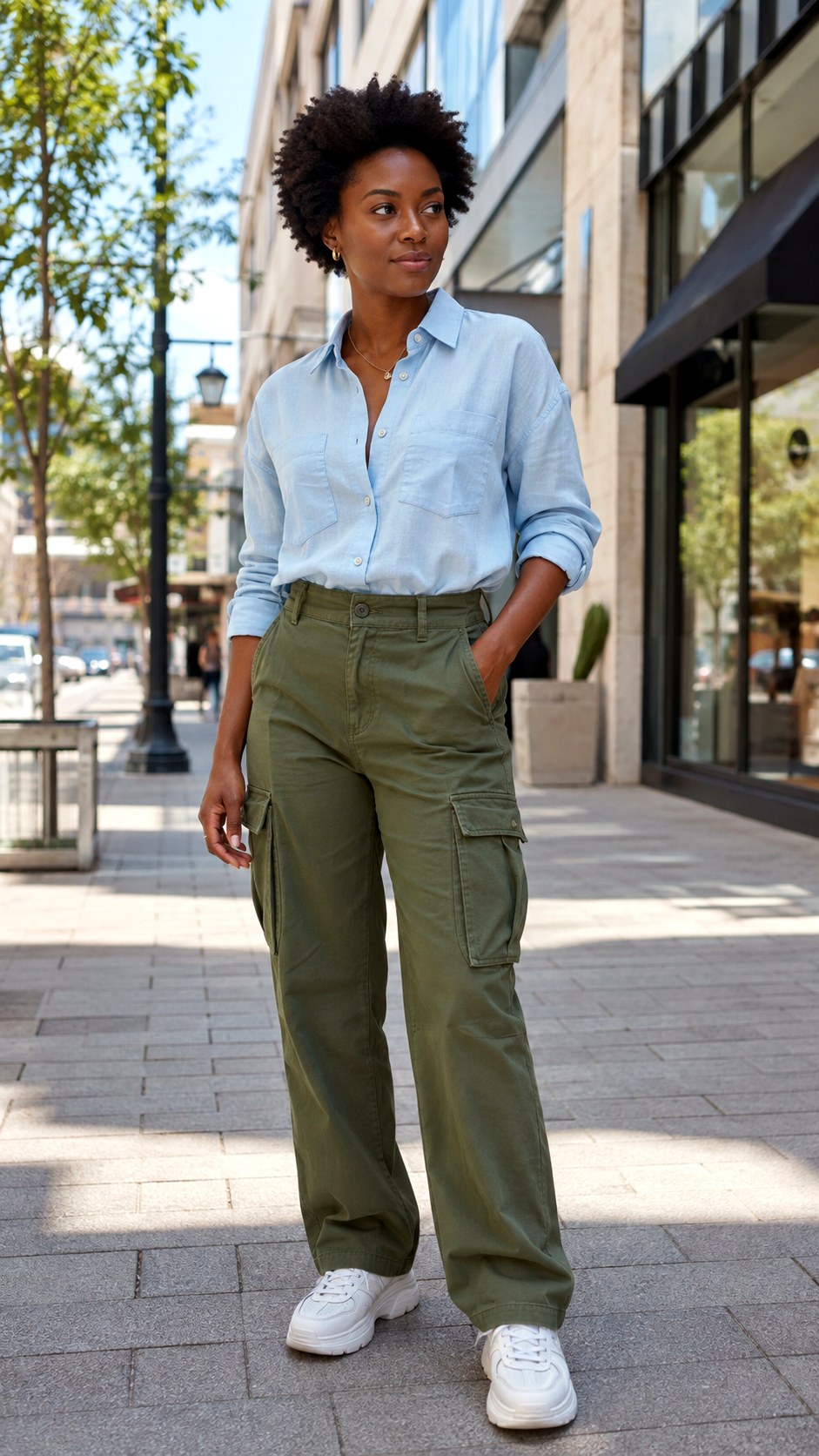 Cargo Pants Utility Shirt Combo - 22 utility shirt outfit ideas