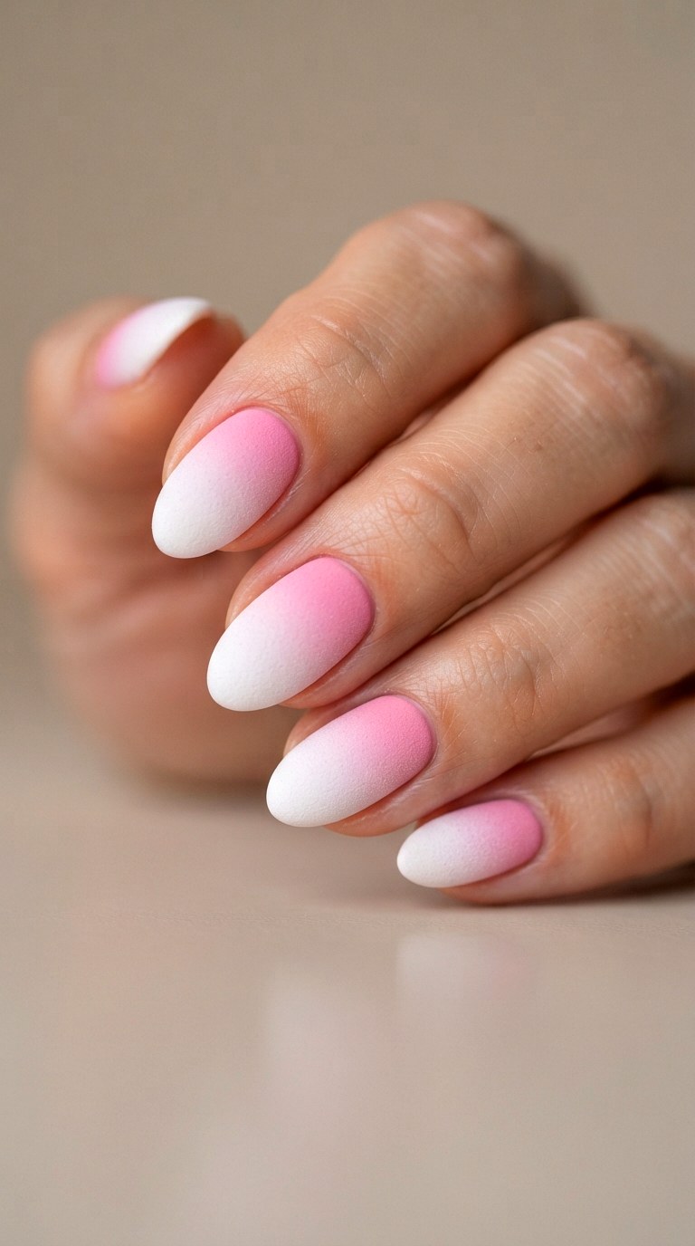 Chalk Dust Ombre Nails - 21 school nail art designs