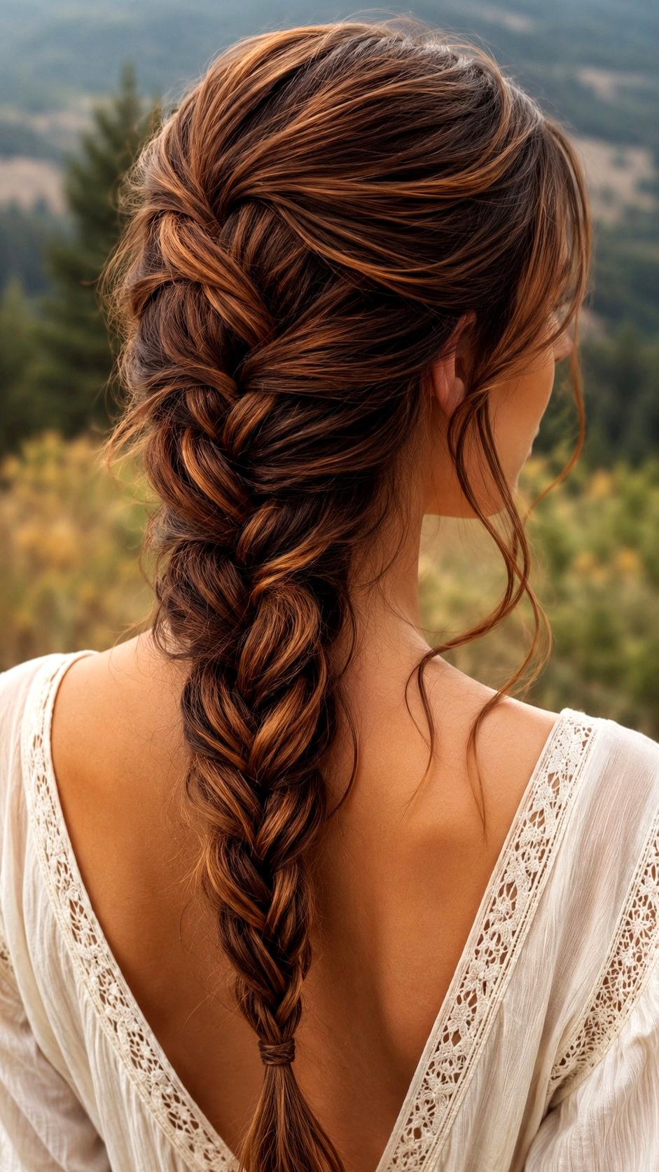 Chestnut Brown Collarbone Cut - 20 Chestnut Brown Hair Ideas