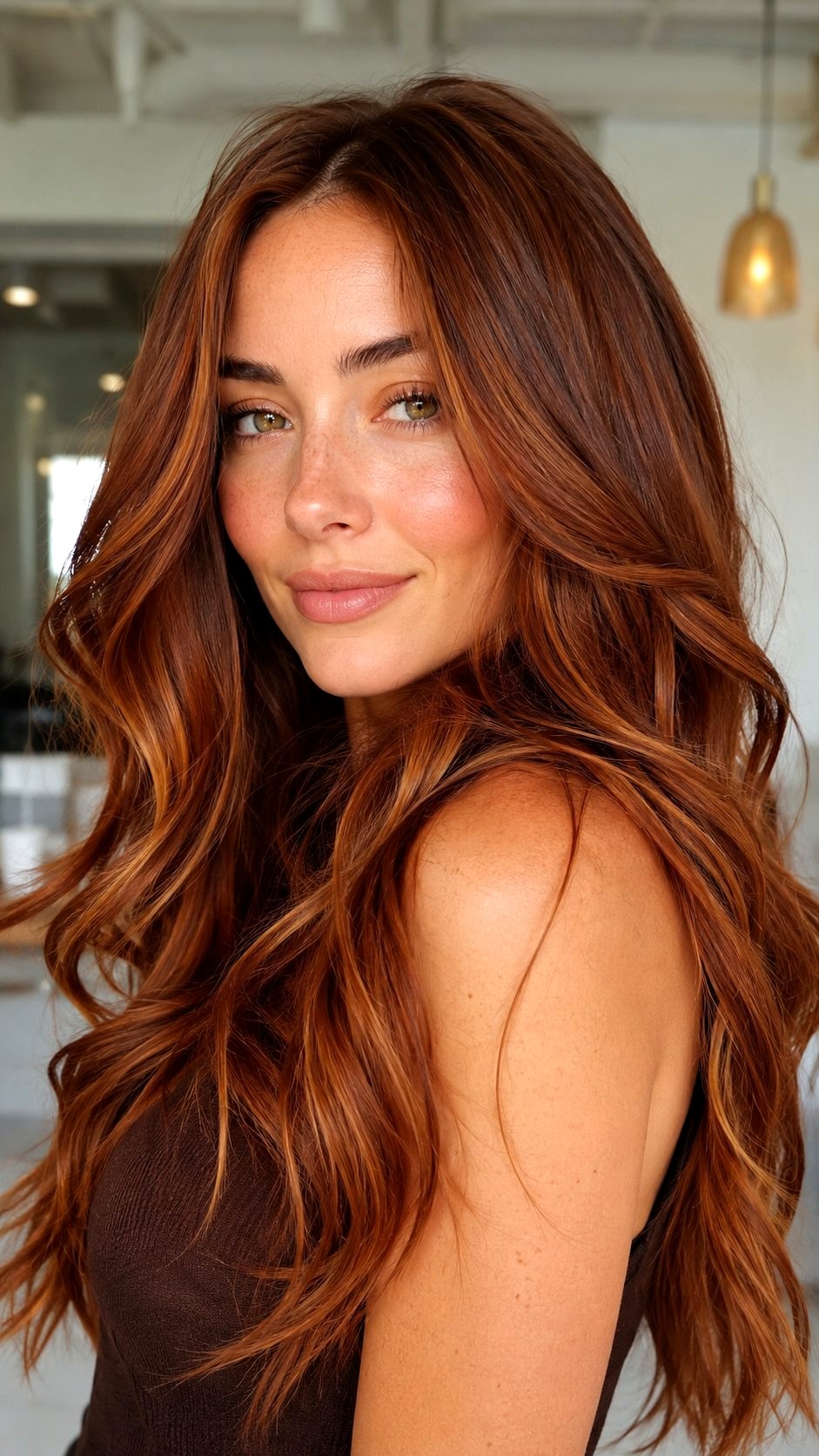 Chestnut Brown Ombre Transition - 20 Chestnut Brown Hair Ideas