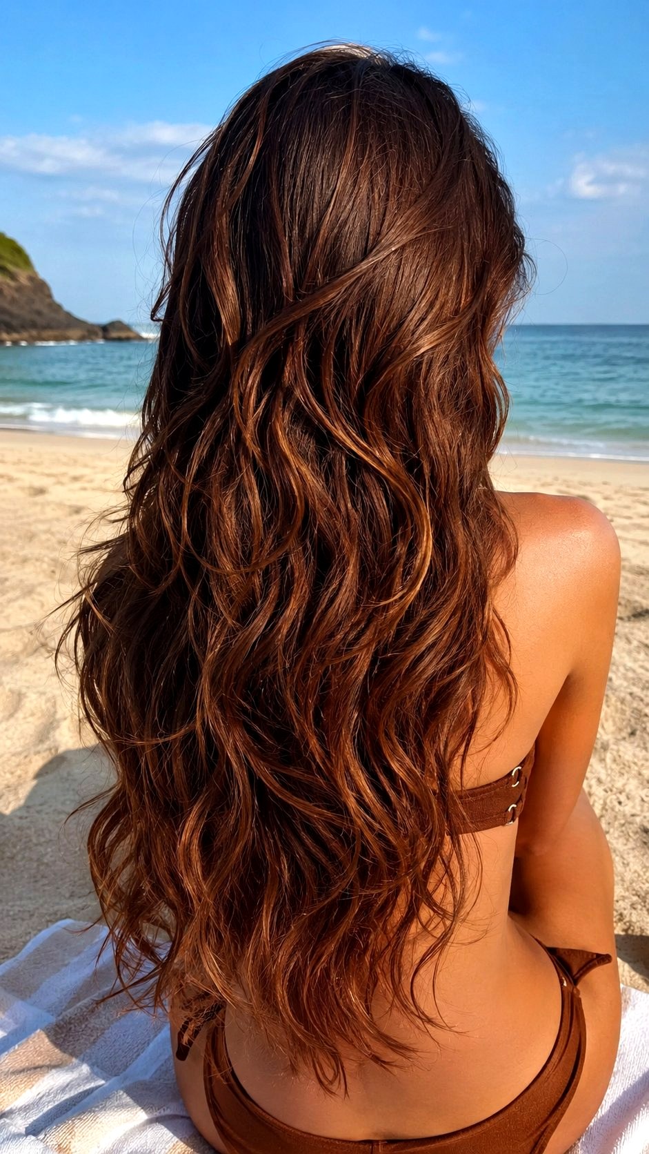 Chestnut Half Up Half Down - 20 Chestnut Brown Hair Ideas